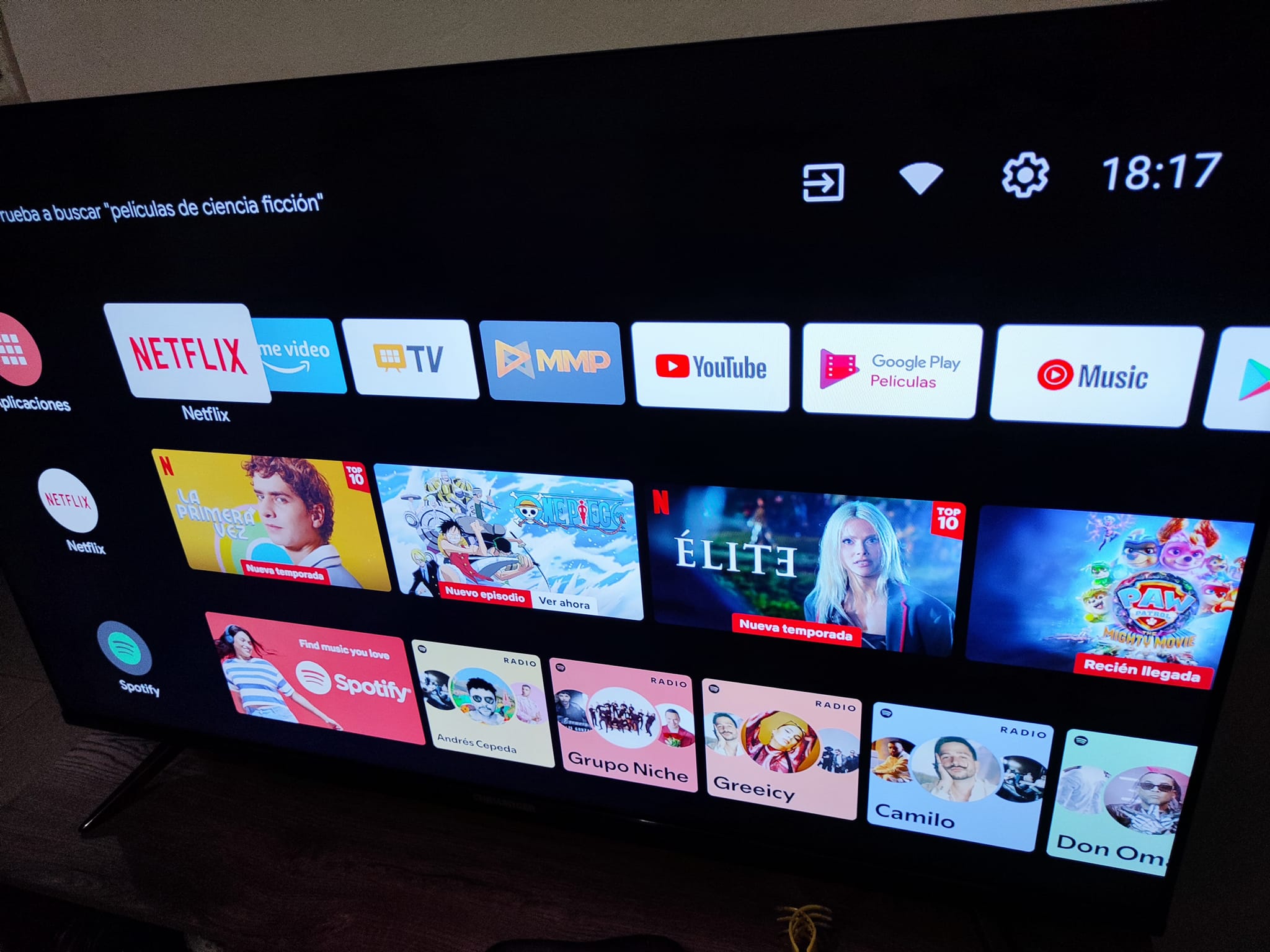 Televisor reparado por software