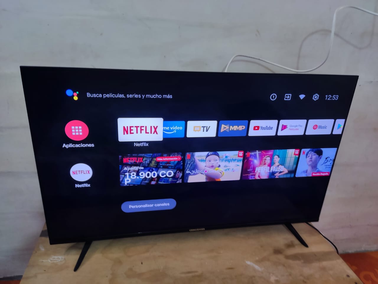 Televisor reparado por software