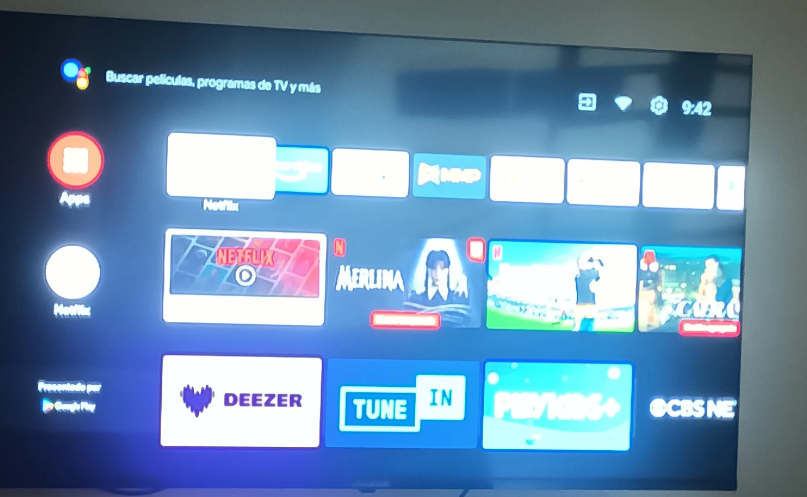Televisor reparado por software