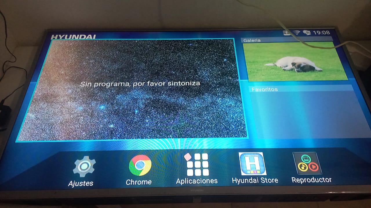 Televisor reparado por software