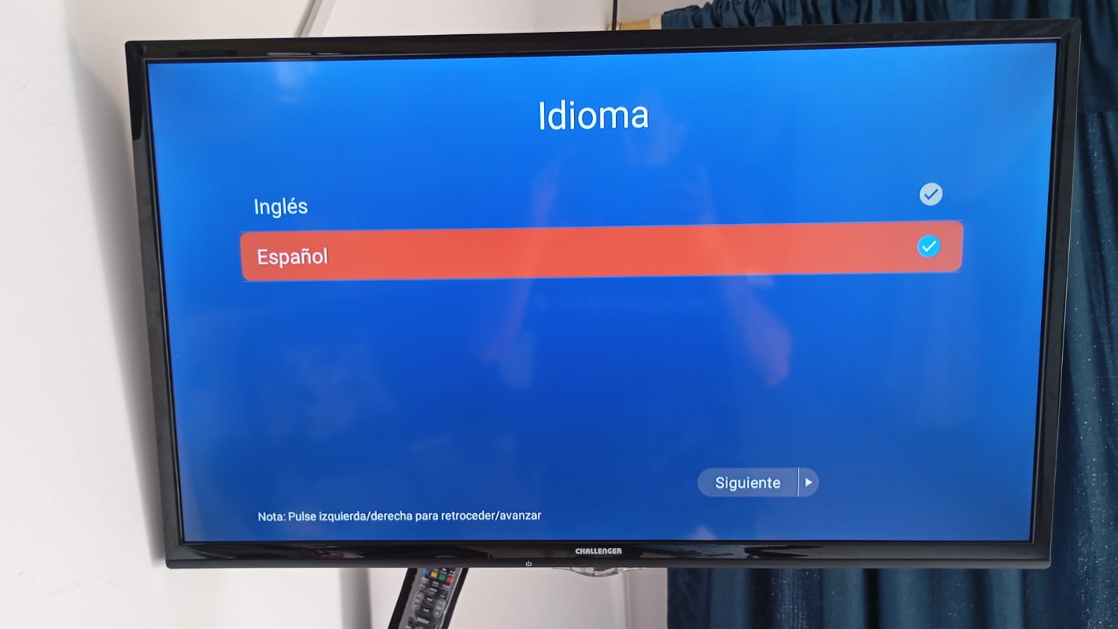 Televisor reparado por software